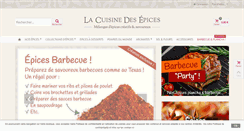 Desktop Screenshot of lacuisinedesepices.fr